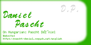 daniel pascht business card